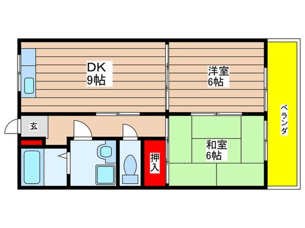 サンメゾン平針の物件間取画像